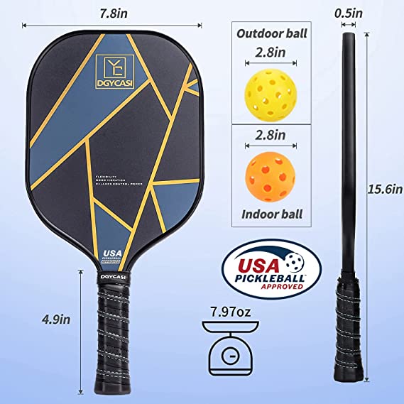 Graphite Pickleball Paddles Set of 4