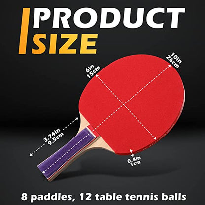 4 Set Portable Table Tennis Se