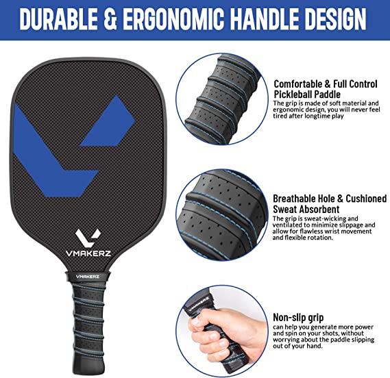 Graphite Pickleball Paddles Set of 4