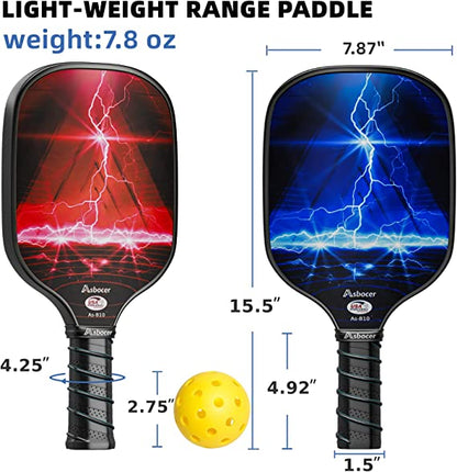 USAPA Approved Pickleball Paddles Set of 2