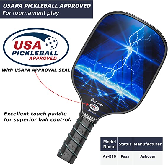 USAPA Approved Pickleball Paddles Set of 2