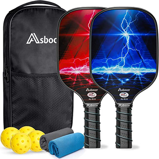 USAPA Approved Pickleball Paddles Set of 2