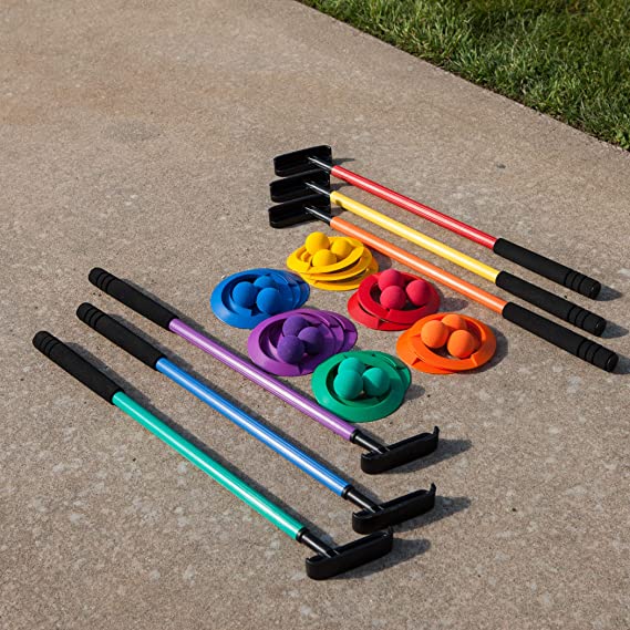 Multi Colored Putt Putt Miniature Golfing Set for Kids