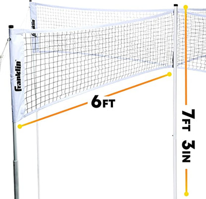 Quad Volleyball 4 Way Net Game Set