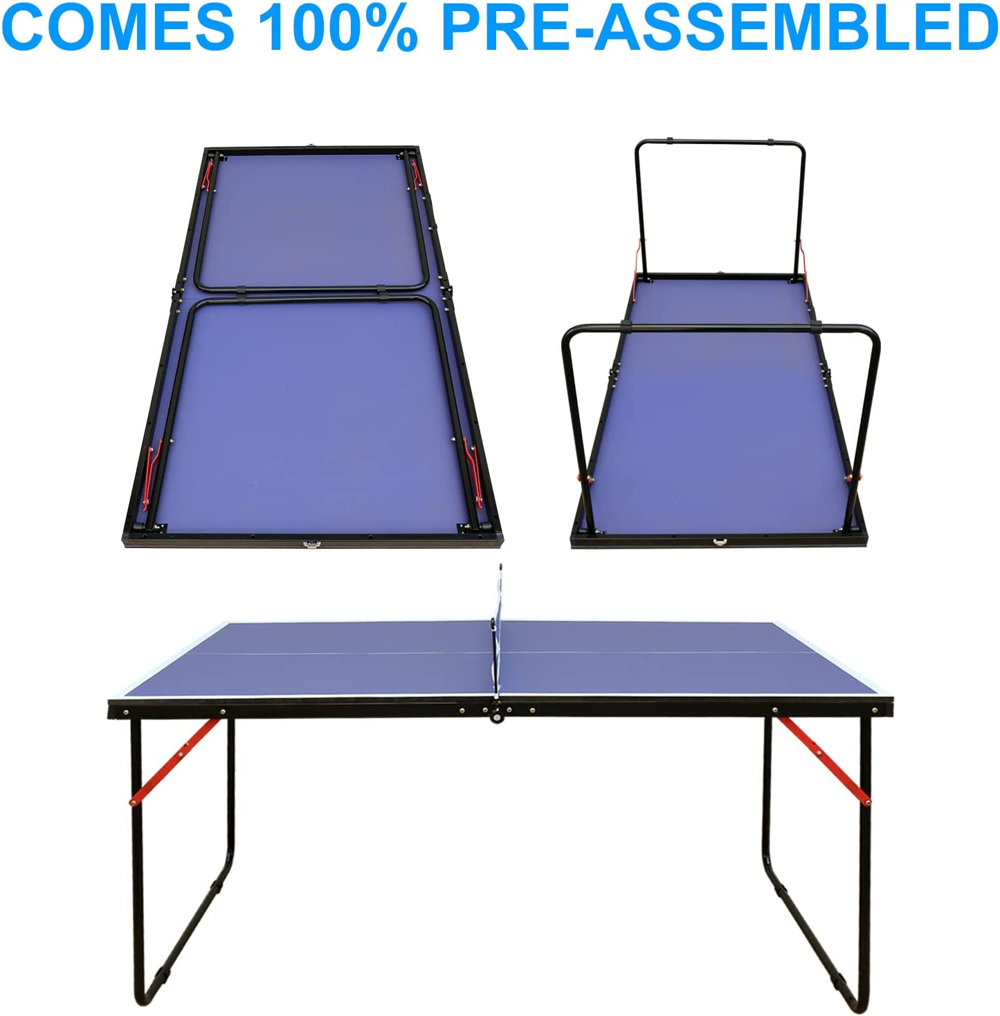 Sport Midsize Folding Ping Pong Table