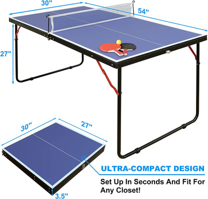 Sport Midsize Folding Ping Pong Table