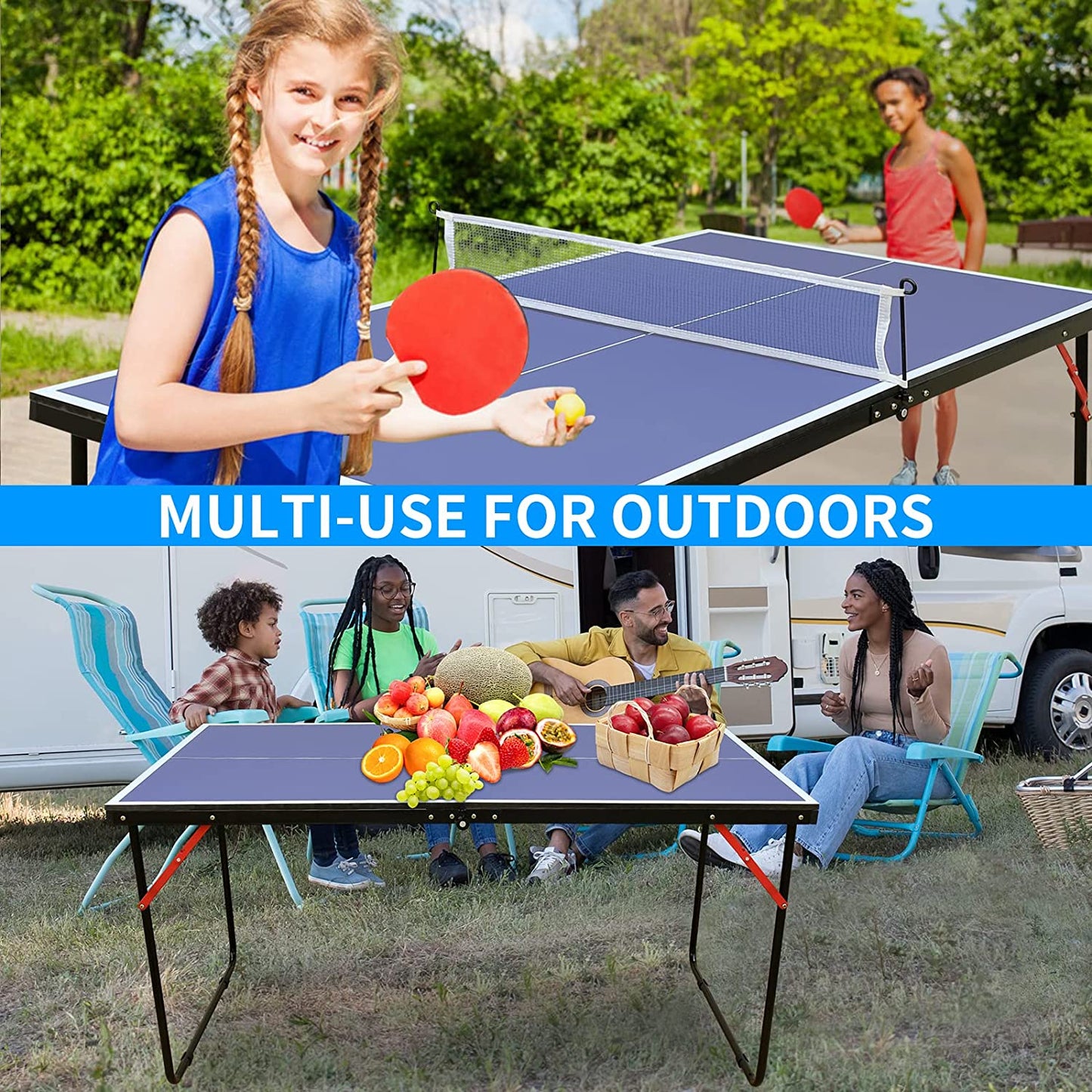 Sport Midsize Folding Ping Pong Table